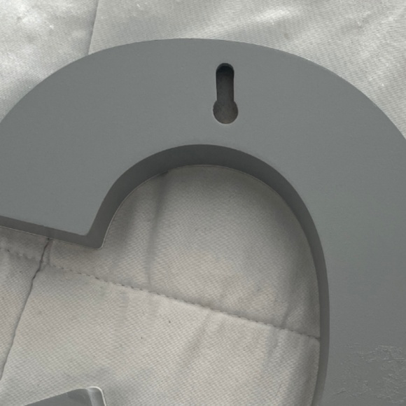 "C" Floral Monogram Decor NWOT - Picture 5 of 6